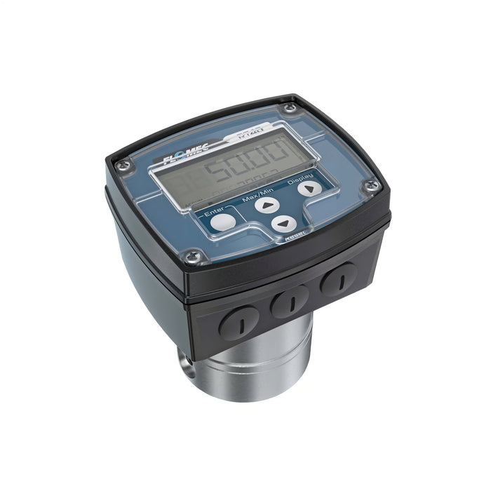 Oval Gear Flow Meter, Local Display, Pulse Out, Aluminum Body For Clean Solvents and Fuel Additives