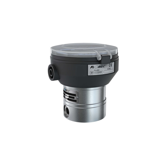 Oval Gear Flow Meter, Local Display, Pulse Out, 4-20mA, Aluminum Body For Clean Solvents and Fuel Additives