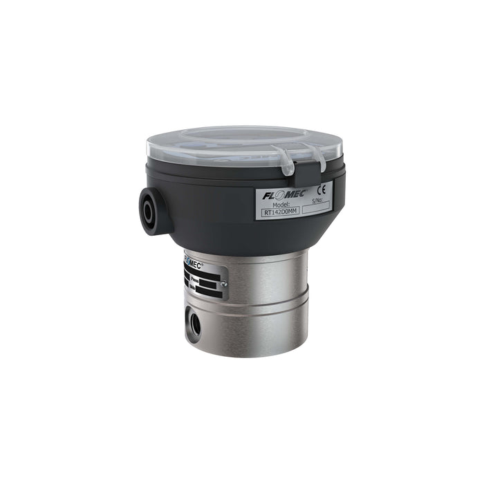 Oval Gear Flow Meter, Local Display, Pulse Out, 4-20mA, Stainless Steel Body For Clean Light Acids and Lubricants