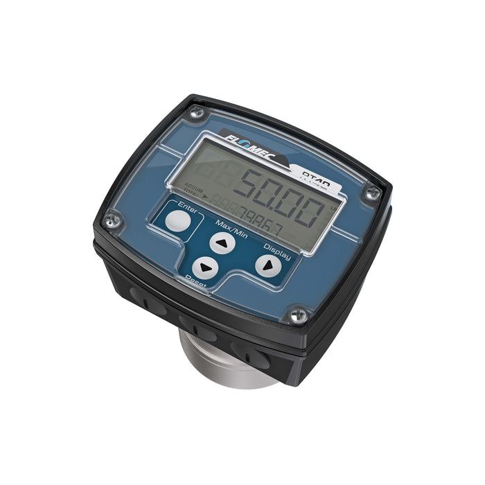 Oval Gear Flow Meter, Local Display, Pulse Out, Stainless Steel Body For Clean Light Acids and Lubricants