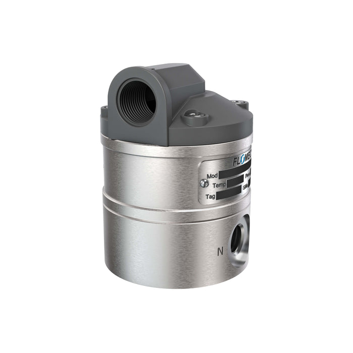 Oval Gear Flow Meter, Stainless Steel Body For Clean Light Acids and Lubricants
