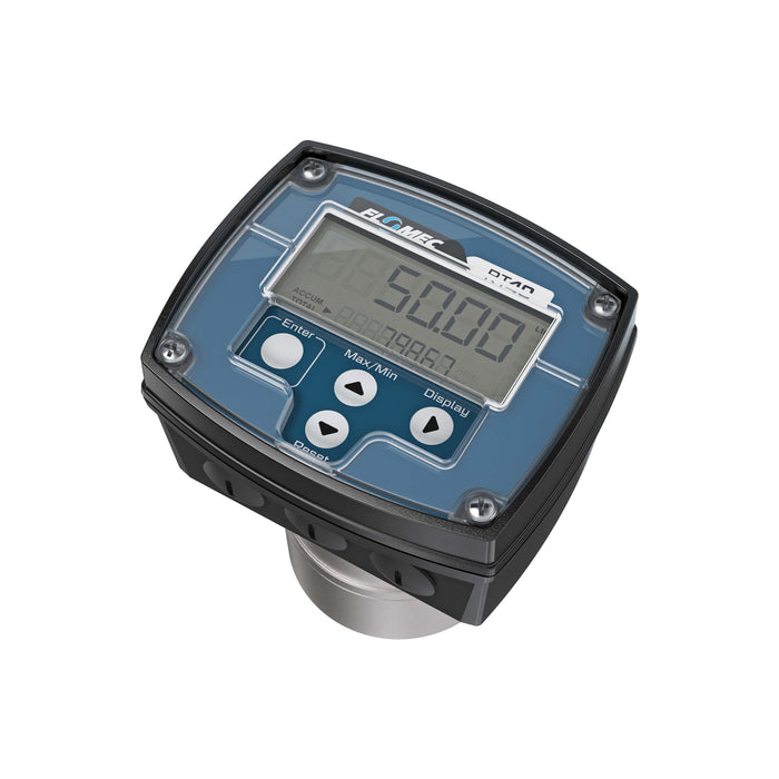 Oval Gear Flow Meter, Local Display, Pulse Out, Stainless Steel Body For Clean Light Acids and Lubricants
