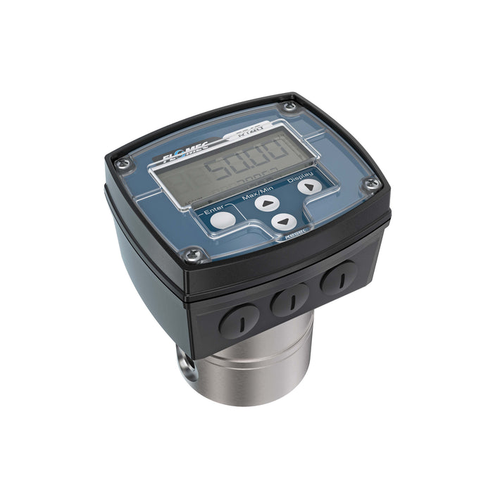 Oval Gear Flow Meter, Local Display, Pulse Out, Stainless Steel Body For Clean Light Acids and Lubricants