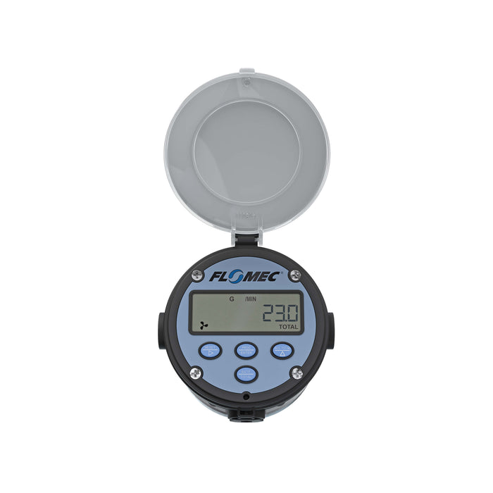 Oval Gear Flow Meter, Local Display, Pulse Out, 4-20mA, Aluminum Body For Clean Solvents and Fuel Additives