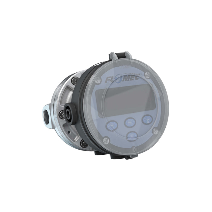 Oval Gear Flow Meter, Local Display, Pulse Out, 4-20mA, Aluminum Body For Clean Solvents and Fuel Additives
