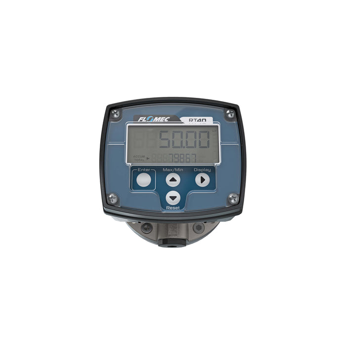 Oval Gear Flow Meter, Local Display, Pulse Out, Stainless Steel Body For Clean Light Acids and Lubricants