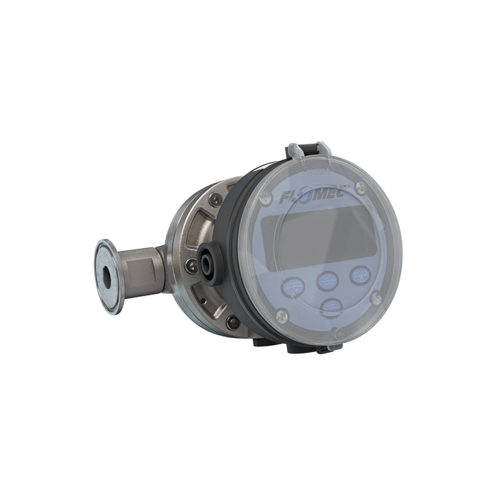 Oval Gear Flow Meter, Local Display, Pulse Out, 4-20mA, Stainless Steel Body For Clean Light Acids and Lubricants