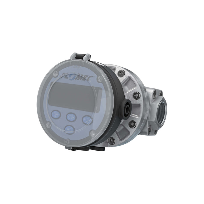Oval Gear Flow Meter, Local Display, Pulse Out, 4-20mA, Aluminum Body For Clean Solvents and Fuel Additives