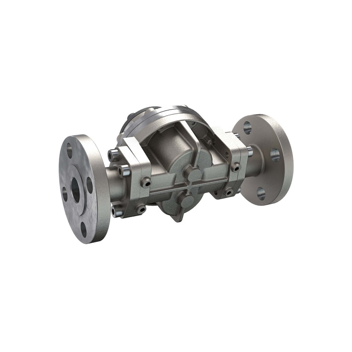 Oval Gear Flow Meter, Stainless Steel Body For Clean Light Acids and Lubricants