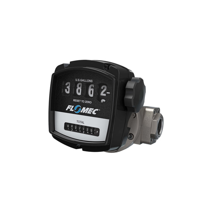 Oval Gear Flow Meter, Mechanical Display, Stainless Steel Body For Clean Light Acids and Lubricants