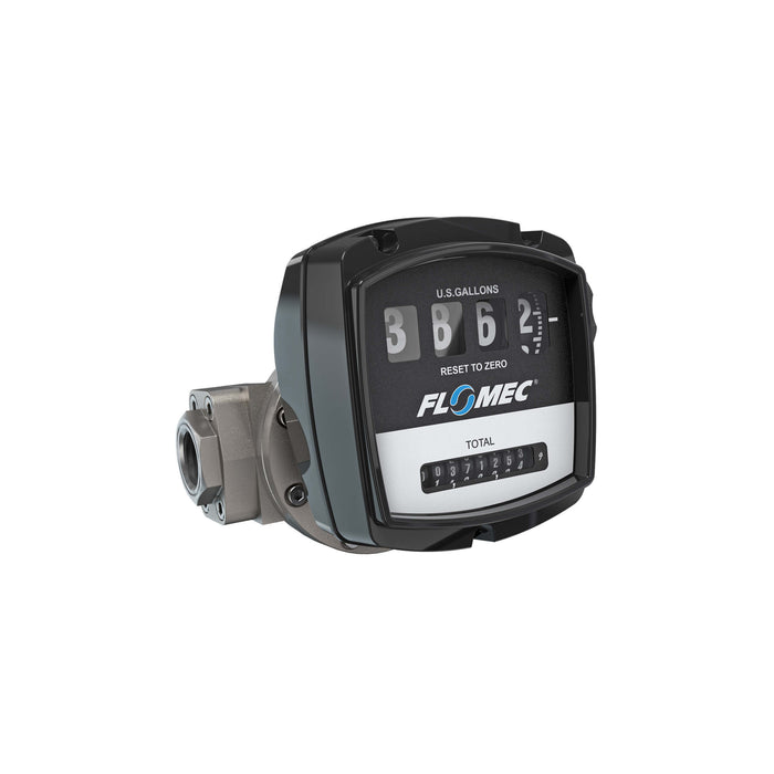 Oval Gear Flow Meter, Mechanical Display, Stainless Steel Body For Clean Light Acids and Lubricants