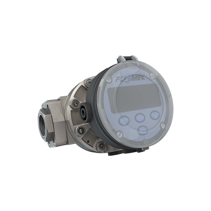 Oval Gear Flow Meter, Local Display, Pulse Out, 4-20mA, Stainless Steel Body For Clean Light Acids and Lubricants