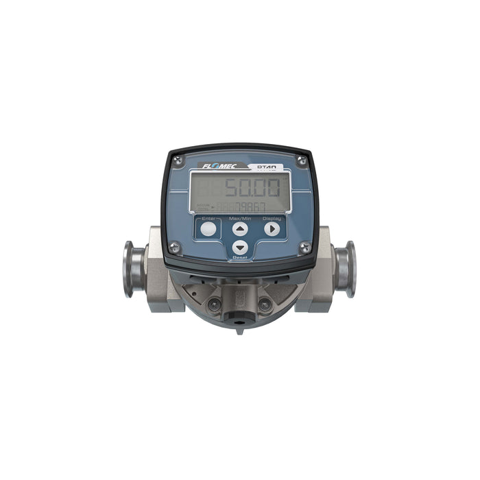 Oval Gear Flow Meter, Local Display, Pulse Out, Stainless Steel Body For Clean Light Acids and Lubricants