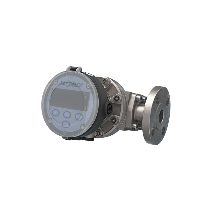Oval Gear Flow Meter, Local Display, Pulse Out, 4-20mA, Stainless Steel Body For Clean Light Acids and Lubricants