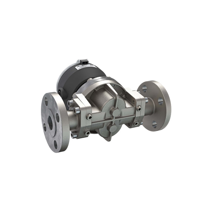 Oval Gear Flow Meter, Local Display, Pulse Out, 4-20mA, Stainless Steel Body For Clean Light Acids and Lubricants