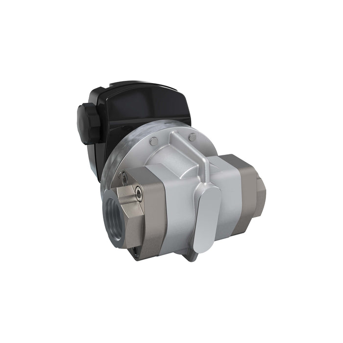 Oval Gear Flow Meter, Mechanical Display, Aluminum Body For Clean Solvents and Fuel Additives