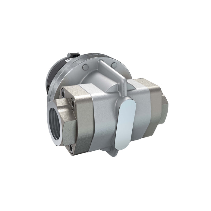 Oval Gear Flow Meter, Local Display, Pulse Out, 4-20mA, Aluminum Body For Clean Solvents and Fuel Additives