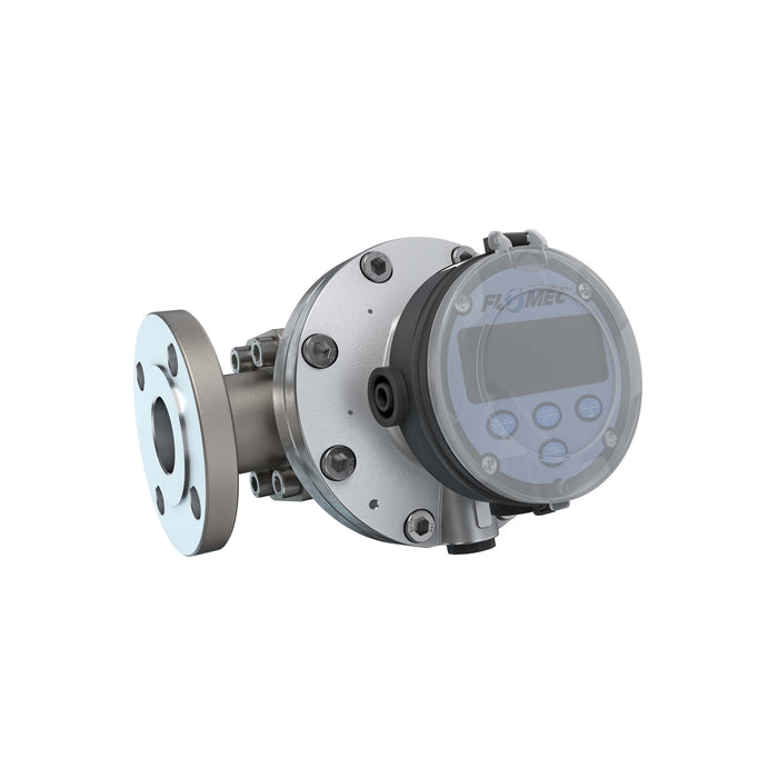 Oval Gear Flow Meter, Local Display, Pulse Out, 4-20mA, Aluminum Body For Clean Solvents and Fuel Additives