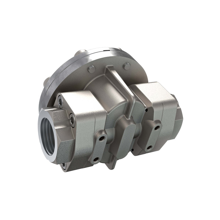 Oval Gear Flow Meter, Stainless Steel Body For Clean Light Acids and Lubricants