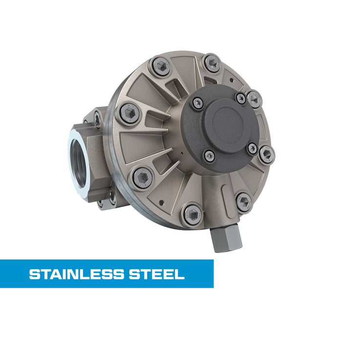 Oval Gear Flow Meter, Stainless Steel Body For Clean Light Acids and Lubricants