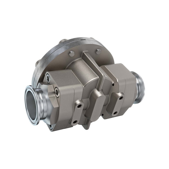 Oval Gear Flow Meter, Stainless Steel Body For Clean Light Acids and Lubricants