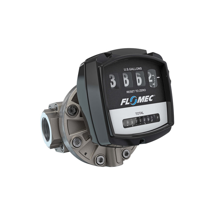 Oval Gear Flow Meter, Mechanical Display, Stainless Steel Body For Clean Light Acids and Lubricants