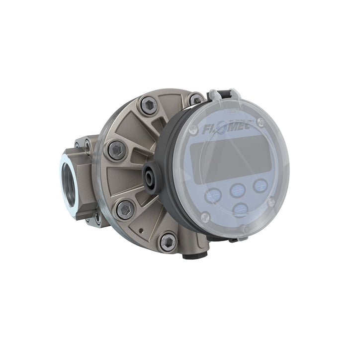Oval Gear Flow Meter, Local Display, Pulse Out, 4-20mA, Stainless Steel Body For Clean Light Acids and Lubricants