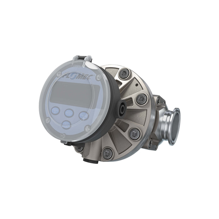 Oval Gear Flow Meter, Local Display, Pulse Out, 4-20mA, Stainless Steel Body For Clean Light Acids and Lubricants