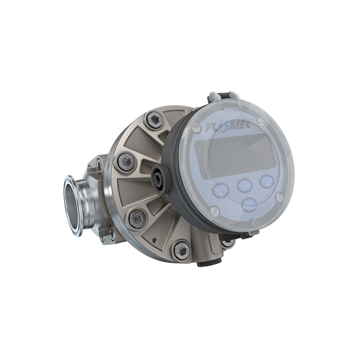 Oval Gear Flow Meter, Local Display, Pulse Out, 4-20mA, Stainless Steel Body For Clean Light Acids and Lubricants