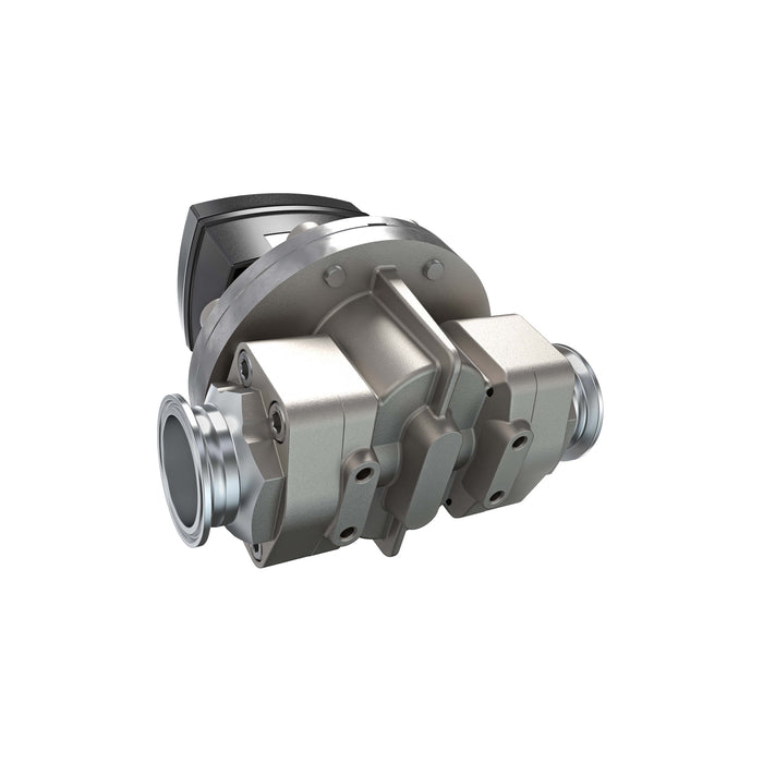 Oval Gear Flow Meter, Local Display, Pulse Out, Stainless Steel Body For Clean Light Acids and Lubricants