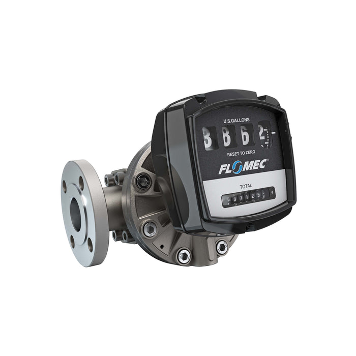 Oval Gear Flow Meter, Mechanical Display, Stainless Steel Body For Clean Light Acids and Lubricants