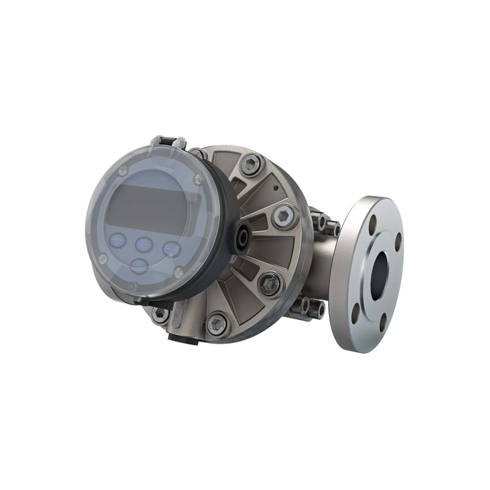 Oval Gear Flow Meter, Local Display, Pulse Out, 4-20mA, Stainless Steel Body For Clean Light Acids and Lubricants