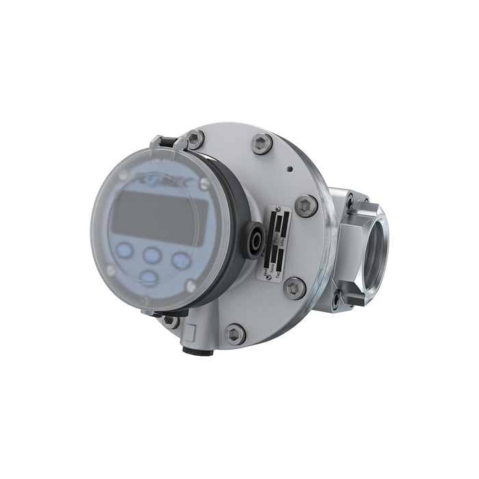 Oval Gear Flow Meter, Local Display, Pulse Out, 4-20mA, Aluminum Body For Clean Solvents and Fuel Additives