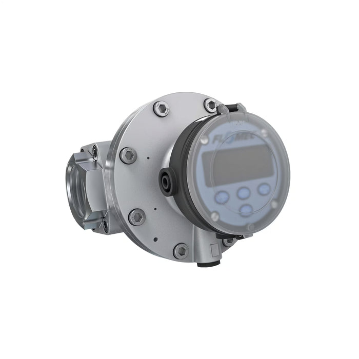 Oval Gear Flow Meter, Local Display, Pulse Out, 4-20mA, Aluminum Body For Clean Solvents and Fuel Additives