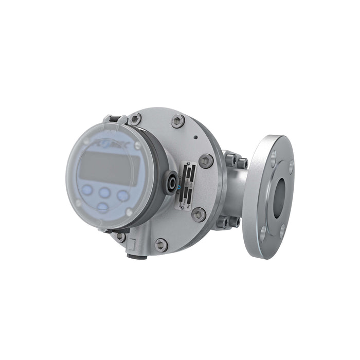 Oval Gear Flow Meter, Local Display, Pulse Out, 4-20mA, Aluminum Body For Clean Solvents and Fuel Additives