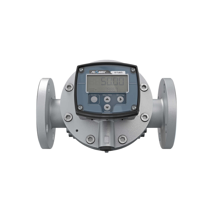 Oval Gear Flow Meter, Local Display, Pulse Out, Aluminum Body For Clean Solvents and Fuel Additives