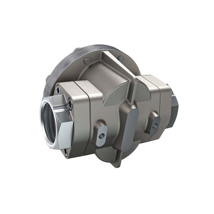 Oval Gear Flow Meter, Stainless Steel Body For Clean Light Acids and Lubricants