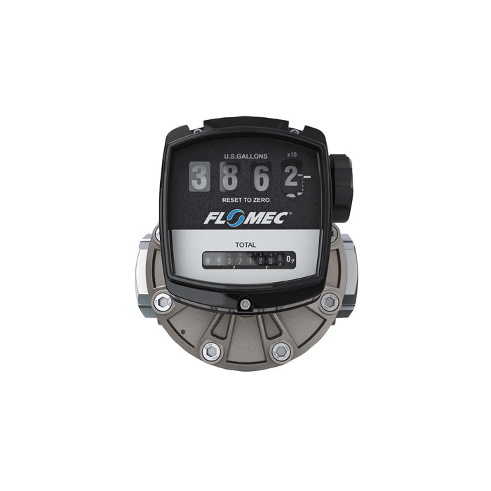 Oval Gear Flow Meter, Mechanical Display, Stainless Steel Body For Clean Light Acids and Lubricants