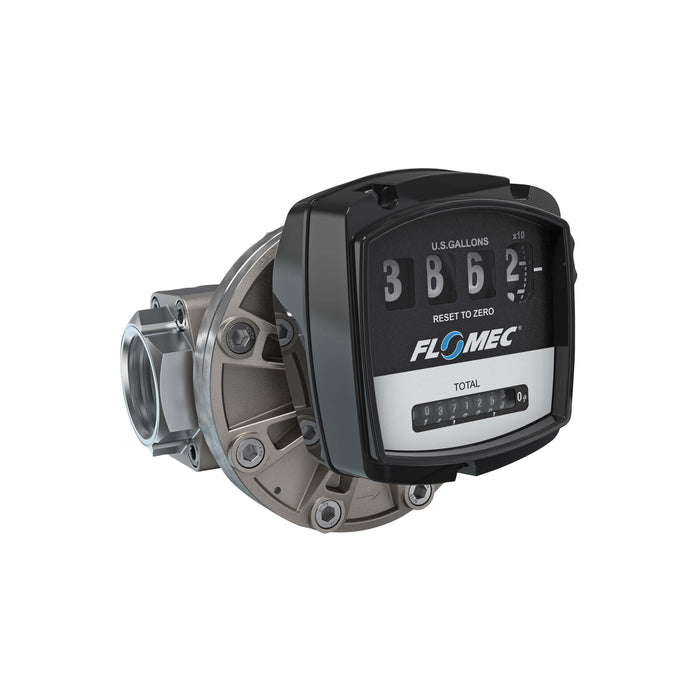 Oval Gear Flow Meter, Mechanical Display, Stainless Steel Body For Clean Light Acids and Lubricants