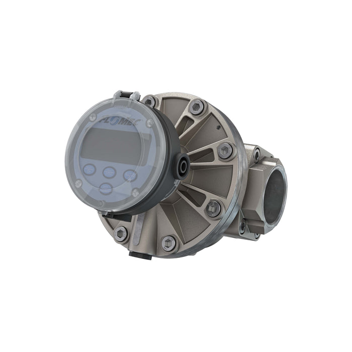 Oval Gear Flow Meter, Local Display, Pulse Out, 4-20mA, Stainless Steel Body For Clean Light Acids and Lubricants