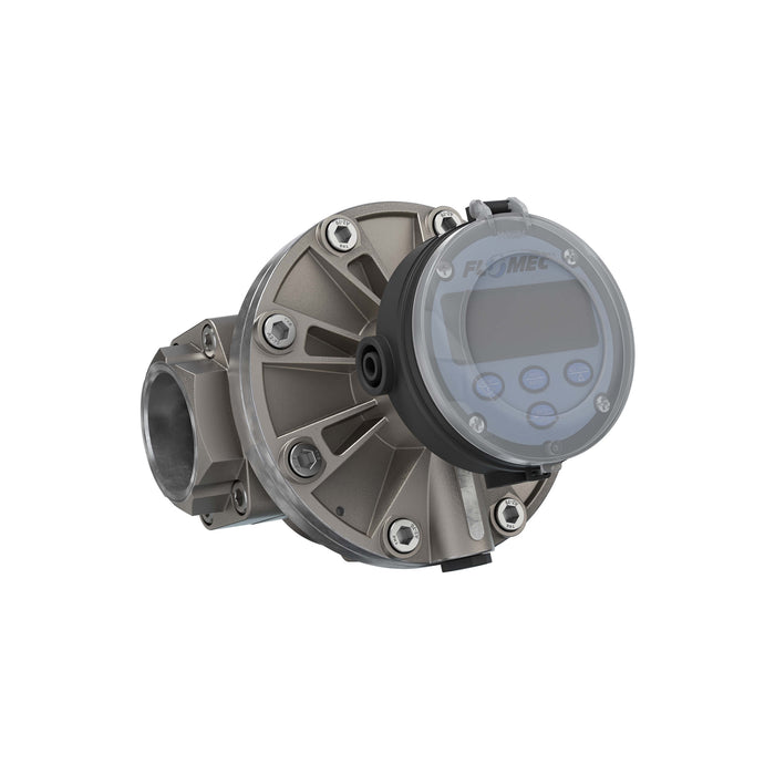 Oval Gear Flow Meter, Local Display, Pulse Out, 4-20mA, Stainless Steel Body For Clean Light Acids and Lubricants