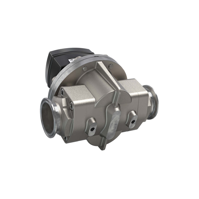 Oval Gear Flow Meter, Local Display, Pulse Out, Stainless Steel Body For Clean Light Acids and Lubricants