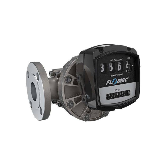 Oval Gear Flow Meter, Mechanical Display, Stainless Steel Body For Clean Light Acids and Lubricants