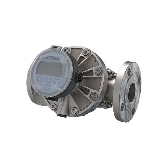 Oval Gear Flow Meter, Local Display, Pulse Out, 4-20mA, Stainless Steel Body For Clean Light Acids and Lubricants