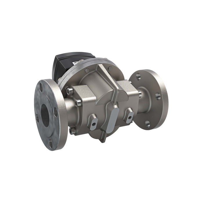 Oval Gear Flow Meter, Local Display, Pulse Out, Stainless Steel Body For Clean Light Acids and Lubricants