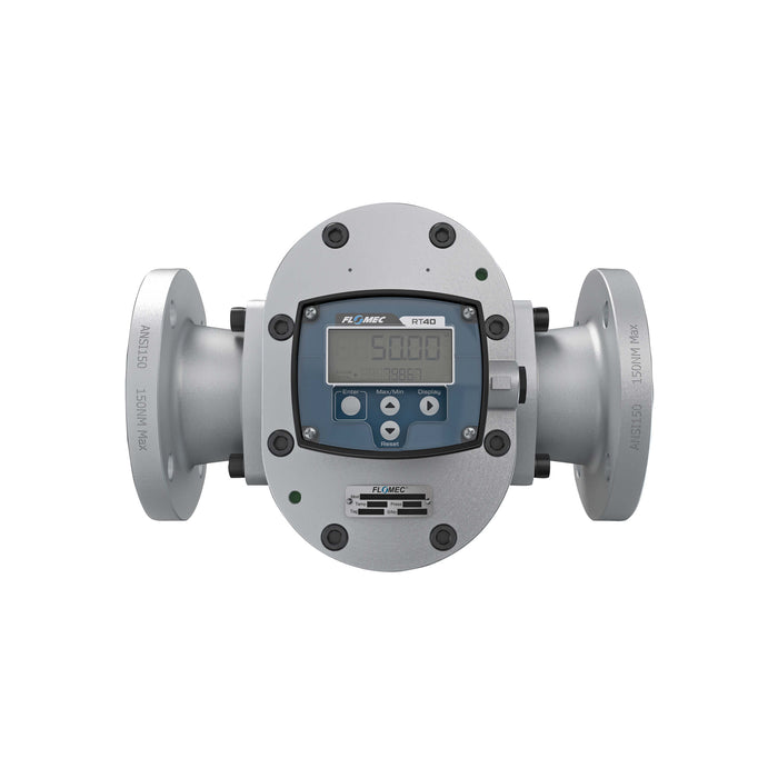 Oval Gear Flow Meter, Local Display, Pulse Out, Aluminum Body For Clean Solvents and Fuel Additives