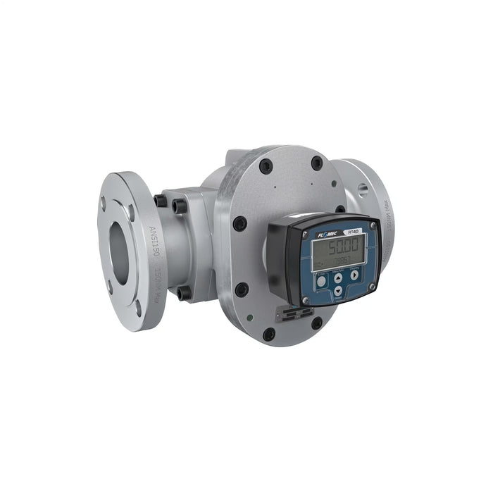 Oval Gear Flow Meter, Local Display, Pulse Out, Aluminum Body For Clean Solvents and Fuel Additives