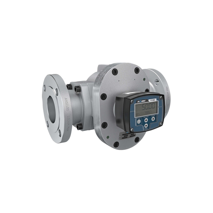 Oval Gear Flow Meter, Local Display, Pulse Out, Aluminum Body For Clean Solvents and Fuel Additives