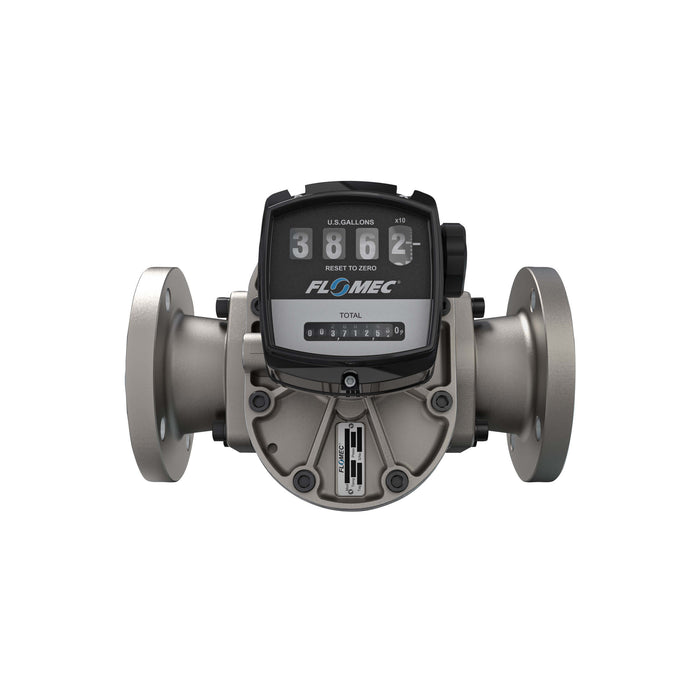 Oval Gear Flow Meter, Mechanical Display, Stainless Steel Body For Clean Light Acids and Lubricants