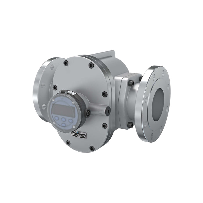 Oval Gear Flow Meter, Local Display, Pulse Out, 4-20mA, Aluminum Body For Clean Solvents and Fuel Additives